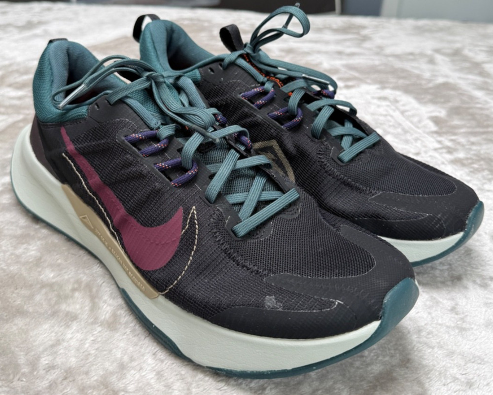 Nike Juniper Trail Black Green Burgundy Sneakers Mens Size 10.5 DM0822-006